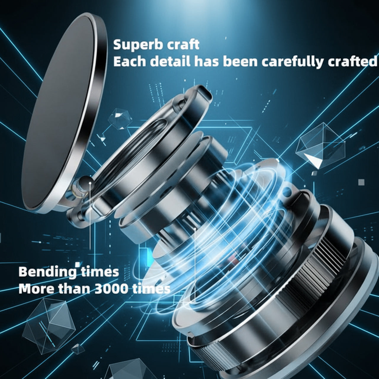 🔥Hot Sale 🔥Magnetic Phone Stand, 🔄360° Fordable and Retractable The Ultimate Viewing Companion🚗📱