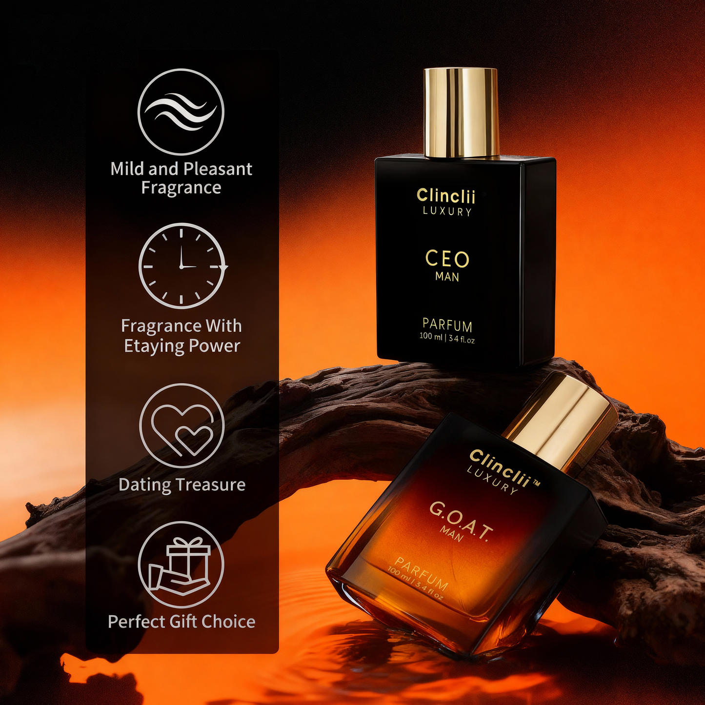 Final 3 Hours🔥Gentlemen’s Fragrance Set with CEO MAN Perfume &amp; G.O.A.T MAN Aroma